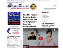 Tablet Screenshot of mfgpartners.net