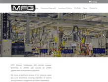 Tablet Screenshot of mfgpartners.com